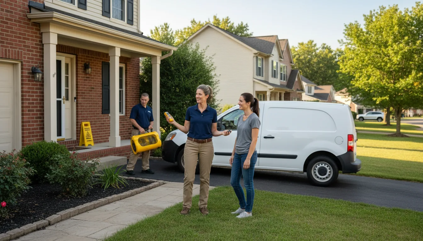 Water restoration image for Water Damage & Restoration Services in Lando, SC